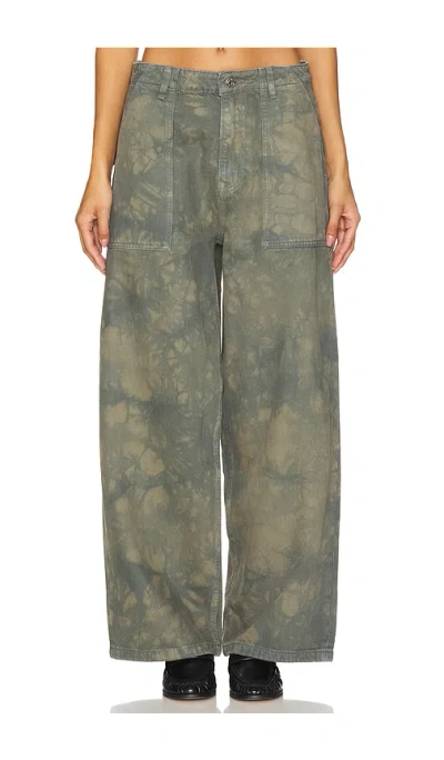 Grlfrnd Lucie Slouchy Jeans In Eucalyptus