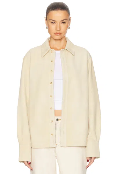 GRLFRND MAE SUEDE SHIRT