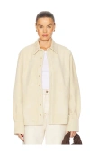 Grlfrnd Donna Shirt In Butter Yellow