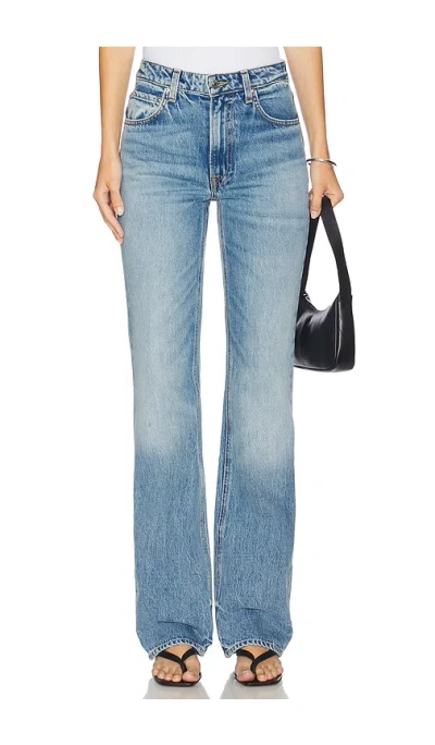 Grlfrnd Melanie High Rise Boot Cut In Blue
