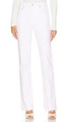 Grlfrnd Melanie High Rise Boot Cut In White