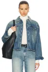 Grlfrnd Michaela Denim Shirt In Jackson