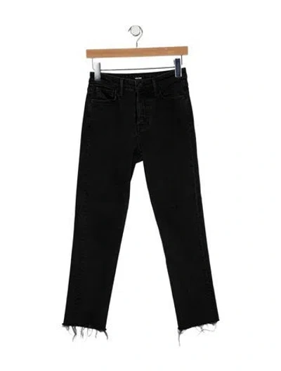 Pre-owned Grlfrnd Mid-rise Skinny Leg Jeans In Blue