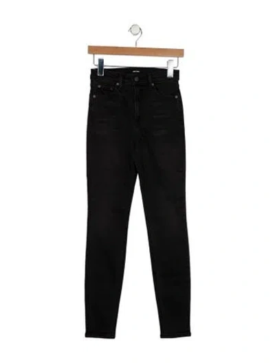 Pre-owned Grlfrnd Mid-rise Skinny Leg Jeans W/ Tags In Black