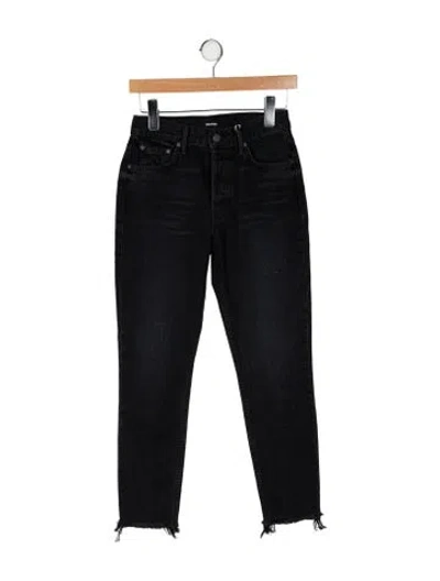 Pre-owned Grlfrnd Mid-rise Skinny Leg Jeans W/ Tags In Black