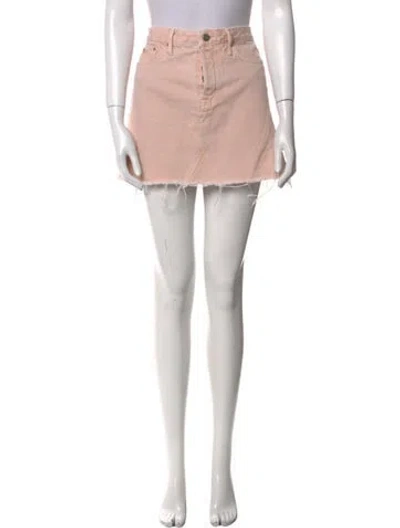 Pre-owned Grlfrnd Mini Skirt In Pink
