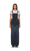 Grlfrnd Sadie Wide Leg Overalls In Goleta