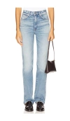 Grlfrnd Sara High Rise Slim In Blue