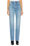 Grlfrnd Sara Super High Rise Slim Straight In Lenox Hill In Multi