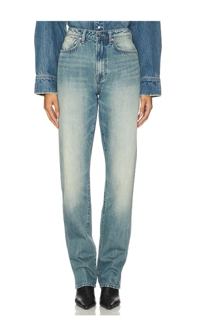Grlfrnd Sara Super High-rise Straight Jeans In Jackson