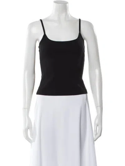 Pre-owned Grlfrnd Scoop Neck Sleeveless Top In Black