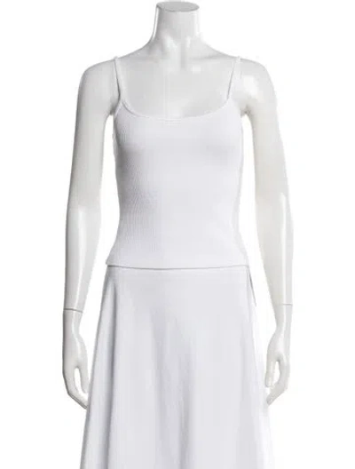 Pre-owned Grlfrnd Scoop Neck Sleeveless Top In Black