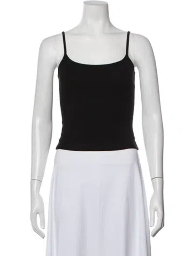 Pre-owned Grlfrnd Scoop Neck Sleeveless Top In Black