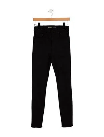 Pre-owned Grlfrnd Skinny Leg Pants In Black