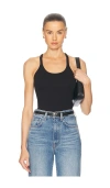 Grlfrnd Racer Cami Bodysuit In Black