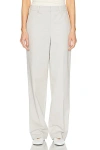 Grlfrnd Slouchy Chino Pant In Stone Grey