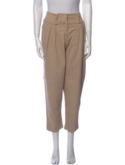 Pre-owned Grlfrnd Straight Leg Pants In Neutral