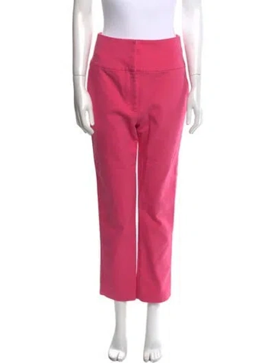 Pre-owned Grlfrnd Straight Leg Pants In Pink