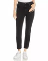 Grlfrnd The Reed Skinny Jean In Black Rain In Multi