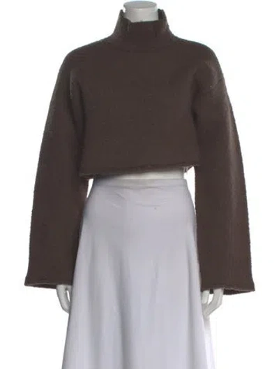 Pre-owned Grlfrnd Turtleneck Sweater In Brown