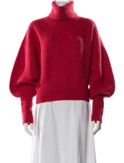 Pre-owned Grlfrnd Turtleneck Sweater In Red