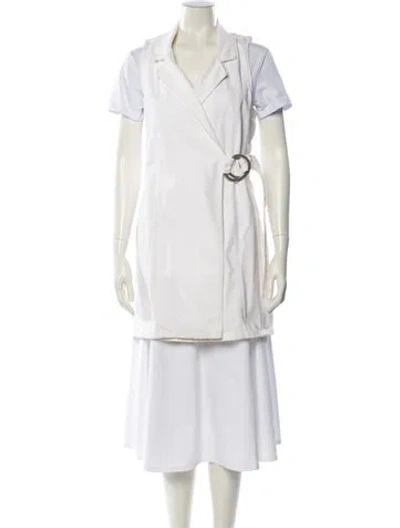 Pre-owned Grlfrnd Vest In White