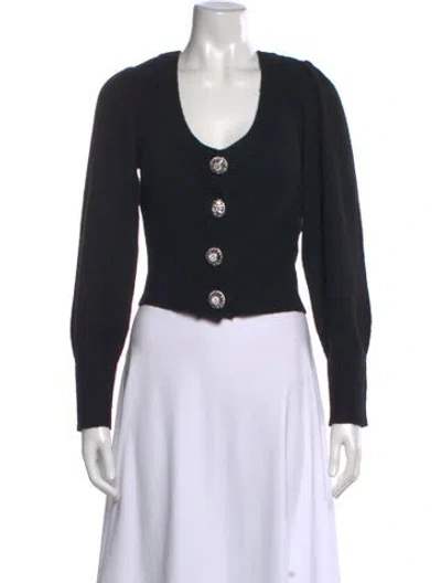 Pre-owned Grlfrnd V-neck Sweater In Black