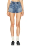 GRLFRND WHITNEY MID RISE MOM SHORT