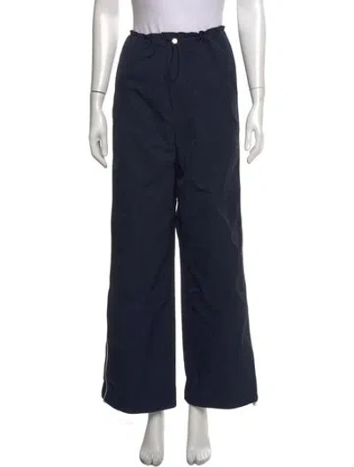 Pre-owned Grlfrnd Wide Leg Pants In Blue