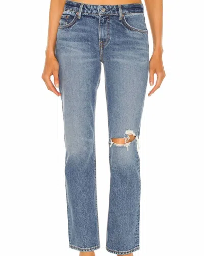 Grlfrnd Women's Kate Low Rise Slim Crop Jean In Hidden Hills In Multi