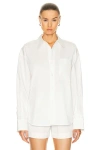 Grlfrnd Rtw X Lindsi Lane Button Down Shirt In White