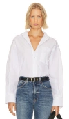 Grlfrnd Rtw X Lindsi Lane Button Down Shirt In White