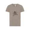 GROBUND MEN'S BROWN THE ORGANIC T-SHIRT MANFRED - FLY