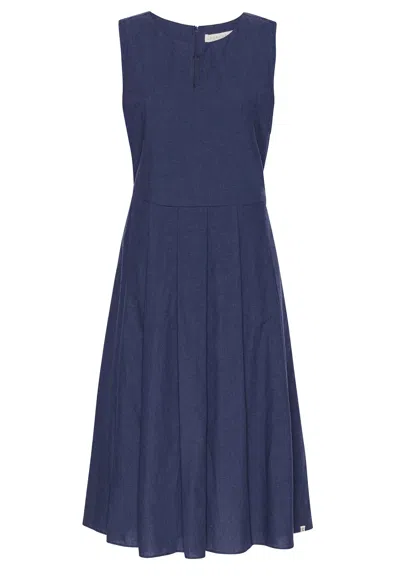 Grobund Women's  Christiane Dress - The One In Dark Blue Melange