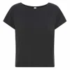 Grobund Women's  Karen T-shirt - The Short One In Black In Black