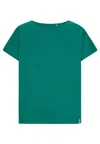 Grobund Women's  Karen T-shirt - The Short One In Deep Lake Green In Green