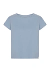 Grobund Women's  Karen T-shirt - The Short One In Sky Blue In Blue