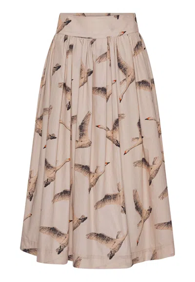 Grobund Women's  Mette Skirt - Goose In Neutral