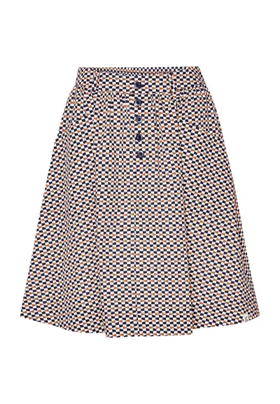 Grobund Women's  Molly Skirt - The One In A Graphic Pattern In Brown