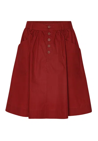 Grobund Women's  Molly Skirt - The One In Wine Red