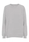 Grobund Women's  Sava Sweatshirt - The Oversize In Grey Melange In Grey