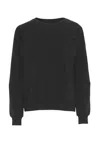 Grobund Women's  Signe Sweatshirt - The One With Great Sleeves In Black In Black