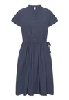 Grobund Women's  Vigga Dress - Vintage Blue In Blue