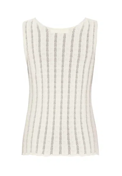 Grobund Women's Neutrals  Aase Tee - The One In Beige In White