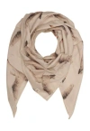 Grobund Women's Neutrals  Enola Scarf - The One With Beautiful Geese