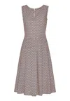 Grobund Women's Neutrals The  Christiane Dress - The One In A Graphic Pattern