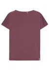 Grobund Women's Pink / Purple  Karen T-shirt - The Short One In Aubergine In Pink/purple
