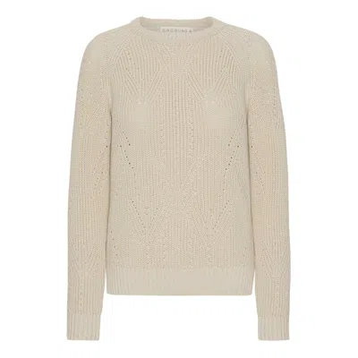 Grobund Women's The Organic Knit Filuca - White