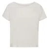 Grobund Women's White The Organic T-shirt Karen In White