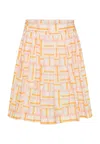 Grobund Women's Yellow / Orange  Svala Skirt - The One With Mosaic